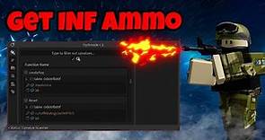 How to make an INF Ammo Script using Hydroxide - Universal
