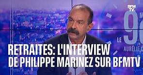 Retraites: l'interview de Philippe Martinez (CGT) sur BFMTV