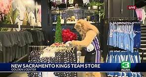Slamson shows off the new Sacramento Kings team store