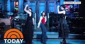 Jenna Ortega does the ‘Wednesday’ dance in ‘SNL’ promo