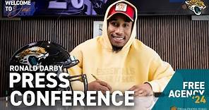 CB Ronald Darby Meets With the Media | Press Conference | Jacksonville Jaguars