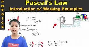 Pascal's Law & its Formula Derivation - Physics (24)