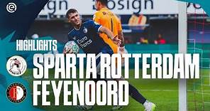 Highlights | Sparta Rotterdam - Feyenoord | Eredivisie 2023-2024
