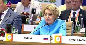 Valentina Matvienko Speaker Council, Federation Russian | 1st Session of 9th P20 Speakers’ Summit