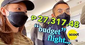 We Paid ₱27,317.48 for This "Budget" Flight to Singapore... 💸 | Scoot Economy Review