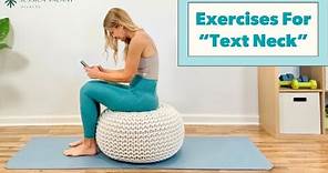 Exercises for Text Neck!
