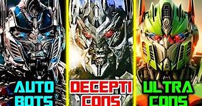 13 Types And Factions Of Transformers - Explained
