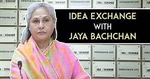 Idea Exchange With Rajya Sabha MP & Actor Jaya Bachchan