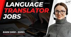 5 Best Websites For Language Translator Jobs | Get Paid To Translate Languages | Translation Jobs