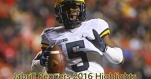 Jabrill Peppers 2016 Highlights
