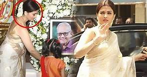 AWWW! Aishwarya Rai Gets EMOTIONAL During Her Late Father's Shraddhanjali On 13th Day