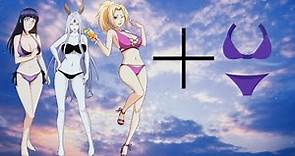 characters from anime wearing bikini 👙