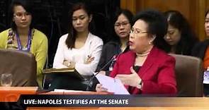 Miriam asks Napoles to answer truthfully, clarifies 'self-incrimination'