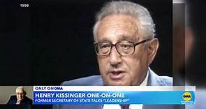 Henry Kissinger talks new book, 'Leadership: Six Studies in World Strategy' | GMA