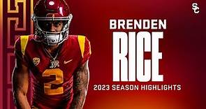 Brenden Rice 2023 USC Football Highlights