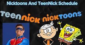 TeenNick And Nicktoons Schedule