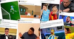 Los memes de la gran actuación de Julián Álvarez en el City: comparación con Haaland, festejo copiado a un campeón del mundo y Balón de Oro