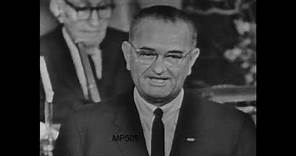 President Lyndon B. Johnson's Address to Congress, November 27, 1963. MP505