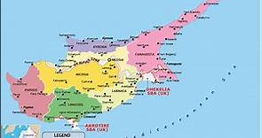 Cyprus Map | HD Map of the Cyprus