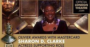 Sharon D. Clarke wins Best Actress in a Supporting Role | Olivier Awards 2014 with Mastercard