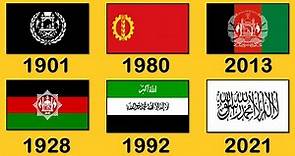 Flag History of Afghanistan (1901-2021) #shorts