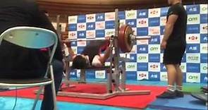 Yusuke Suzuki 467 raw bench press @ 155