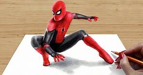 3D Drawing: Spider-Man Far From Home 🕷🕷🕷🕷🕷 | Jasmina Susak