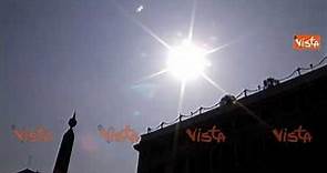ECLISSI SOLARE 20 Marzo 2015 - L'eclissi parziale di Sole in Italia ripresa dal Parlamento
