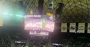 Last seconds in the Ferrell center for Baylor basketball game during the regular season!