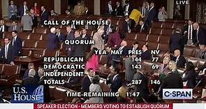 U.S. House of Representatives Speaker Election