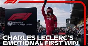 Charles Leclerc's Emotional First F1 Win | 2019 Belgian Grand Prix