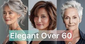 Elegant Hairstyles for Women Over 50+ 60+