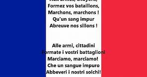 Inno nazionale della Francia - La Marsigliese (FR, IT lyrics)