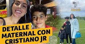El detalle maternal de Georgina con Cristiano Jr. | Telemundo Deportes