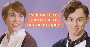 Sophia Lillis & Wyatt Oleff Test Their IRL Friendship