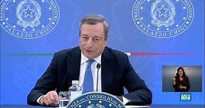Il premier Mario Draghi: «Non ci sarà un secondo governo Draghi»