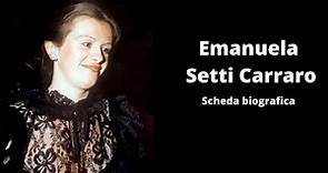Emanuela Setti Carraro