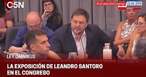 LEANDRO SANTORO: ¨Le pido al RADICALISMO que REFLEXIONE¨