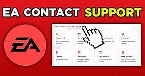 How To Contact Support In EA Account (2024)