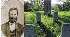 Ben Caudill's Civil War camp and lost burial site memorial -Stumbled across this at Virginia Border