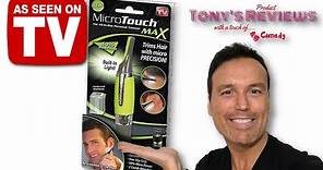 Micro Touch Max Hair Trimmer Review As Seen On TV