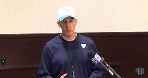 Dolphins coach Joe Philbin speaks after practice Aug. 27, 2015