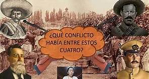 ¿QUÉ CONFLICTO HABÍA ENTRE VILLISTAS, ZAPATISTAS Y CARRANCISTAS?