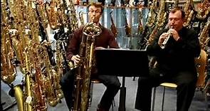 El Saxofón. (la familia y partes del instrumento)