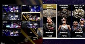 AEW Fight Forever Overview: Roster, Skills, Arenas, Match Types, Championships & More