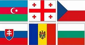 Banderas del Mundo - Banderas de Europa - Banderas de Europa del Este – Europa Oriental