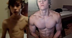 David Laid 18 Month Transformation 14-15 Year Old