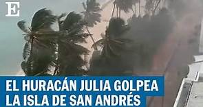 COLOMBIA | El huracán Julia golpea la Isla de San Andrés