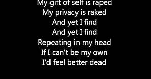Alice in Chains- Nutshell (lyrics)