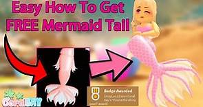 EASY How To Get A FREE Mermaid Tail Roblox Coral Bay Perfect Game For Royale High Fans